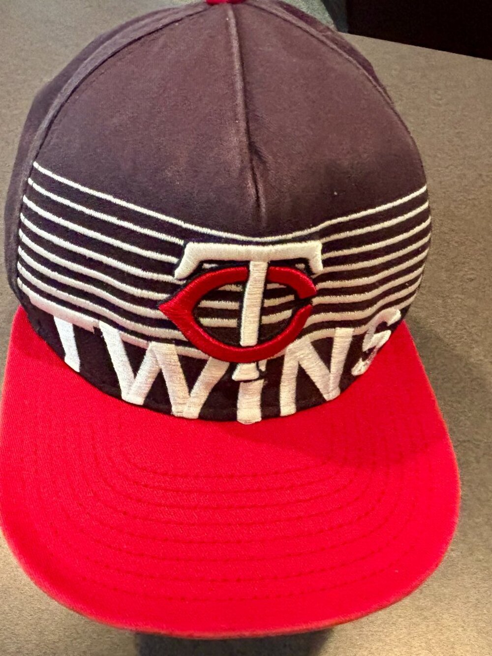 ~~MLB MINNESOTA TWINS Snapback Trucker 9 FIFTY M/L Hat Baseball Cap Lid VINTAGE
